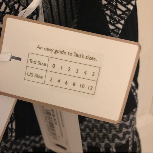 NWT Ted Baker Yolinii Bardot Off-the-Shoulders Bodycon Dress TB 1 - Picture 9 of 13